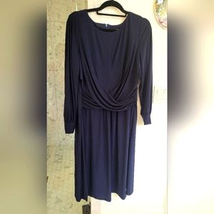 14W Jessica Howard, Cross Over Front Midi Dress
